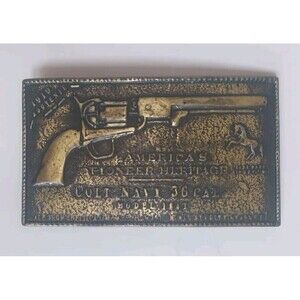 America’s Pioneer Heritage Colt Navy 36 CAL Model 1851 Belt Buckle